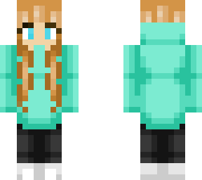 cyan hoodie