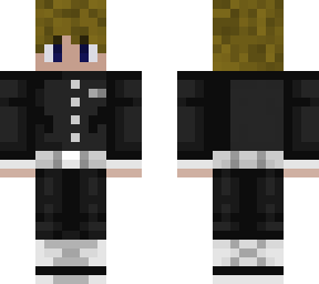 demon slayer remake w/ blonde hair blue eyes