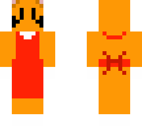 fuffin in an apron