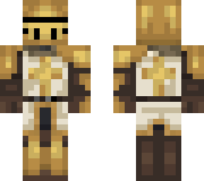 gold white paladin