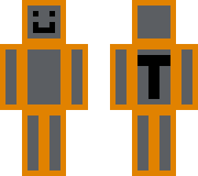 grey boxy man original (orange)