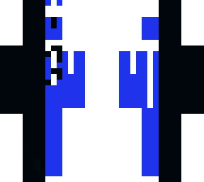 half blue half black crave