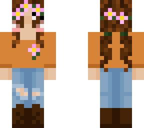 normal skin muted orange shirt