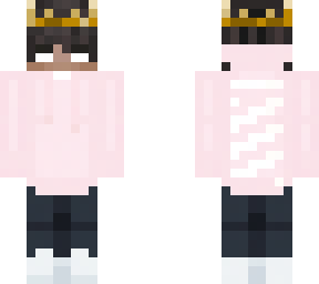 pink hoodie
