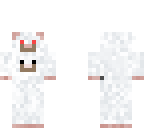 rat in a rat mech suit but albino