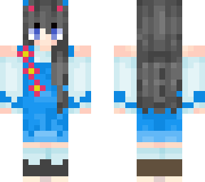 blue girl