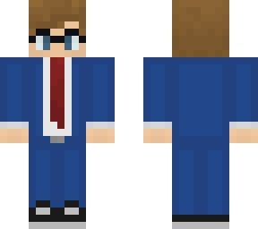 boy in blue suit