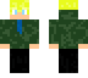 green blondi with bow ty