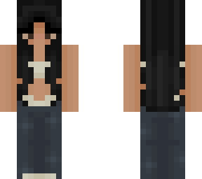 little top baggy jeans girl