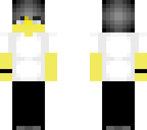 male - white shirt - black pants - wristband