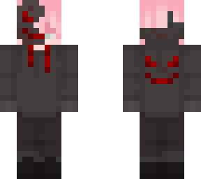 pink hair hoodie