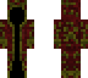 the dark red