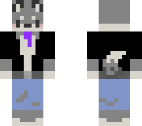 tuxedo fox (gray)