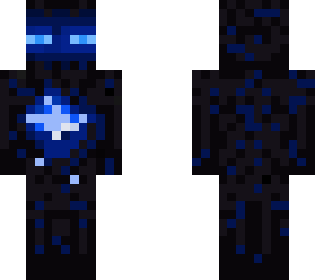 blue infected enderman