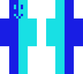 smile blue & cyan guy