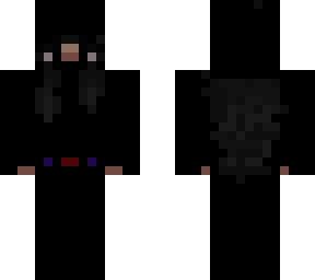 all black with mask