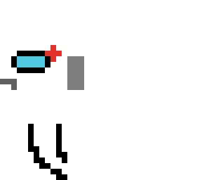 among us (white imposter)