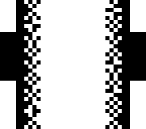 black and white man