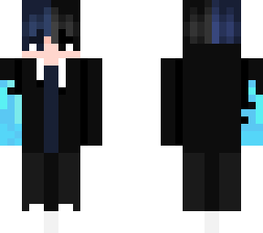 blue and black boy