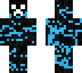 charged black creeper man