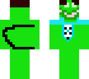 green crazy man