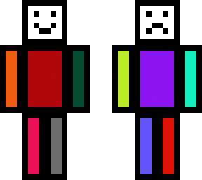 rainbow skin