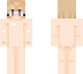 ~short blond hair and skin base~