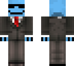 buf blue suit glasses