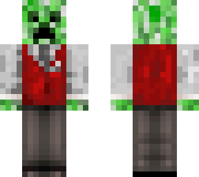 creeper in red vest