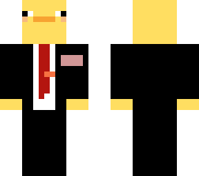 ducky in a suit