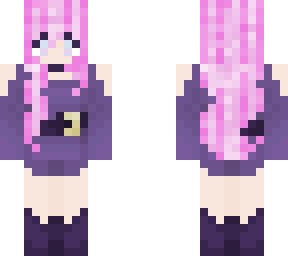 pink witch with purple outfit (not my original design)