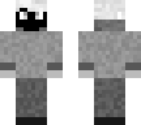 shadow in a grey hoodie with white hair