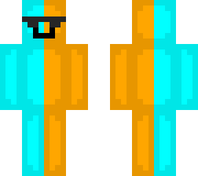 aqua & orange