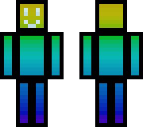 cartoon rainbow man