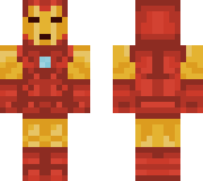 comic iron man (arc reactor on)