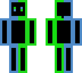 cool blue and green neon