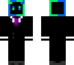 neon outline with suit