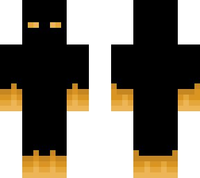 orange glow black dude