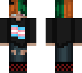 trans pumpkin head