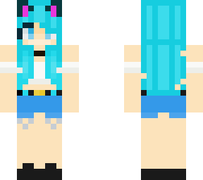 blue girl