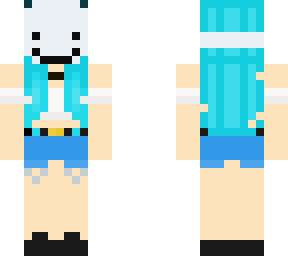 blue girl