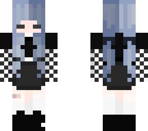 goth girl blue
