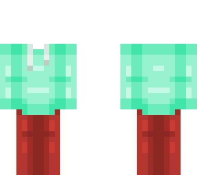 green hoodie + red sweat pants base