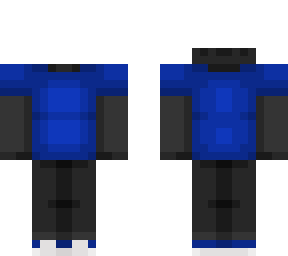 hoodie with blue over shirt classic arms