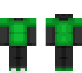 hoodie with green over shirt classic arms