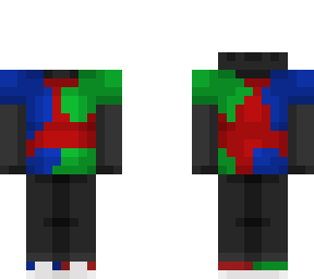 hoodie with rbg over shirt