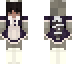 maid outfit raccoon onesie