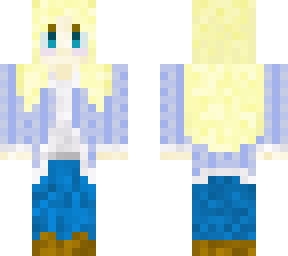 blonde flannel