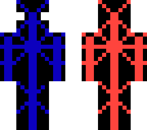 cool blue and red robot remake