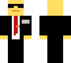 ducky in a suit